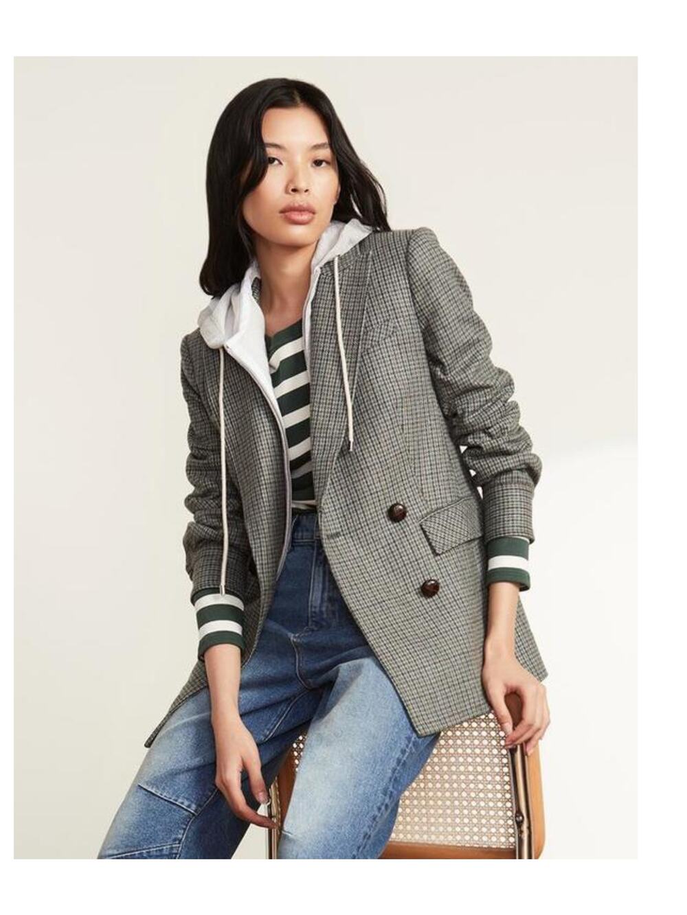 NEW Veronica Beard Pyle Dickey Wool Blend Jacket Size 14